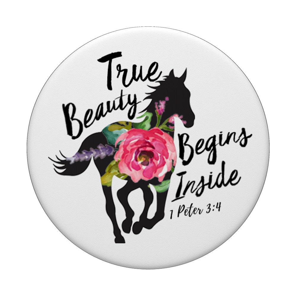 Bible Verse Horse - Cell Phone Mount, Hand Holder Knob 6848 Popsockets Popgrip: Swappable Grip For Phones & Tablets Popsockets A